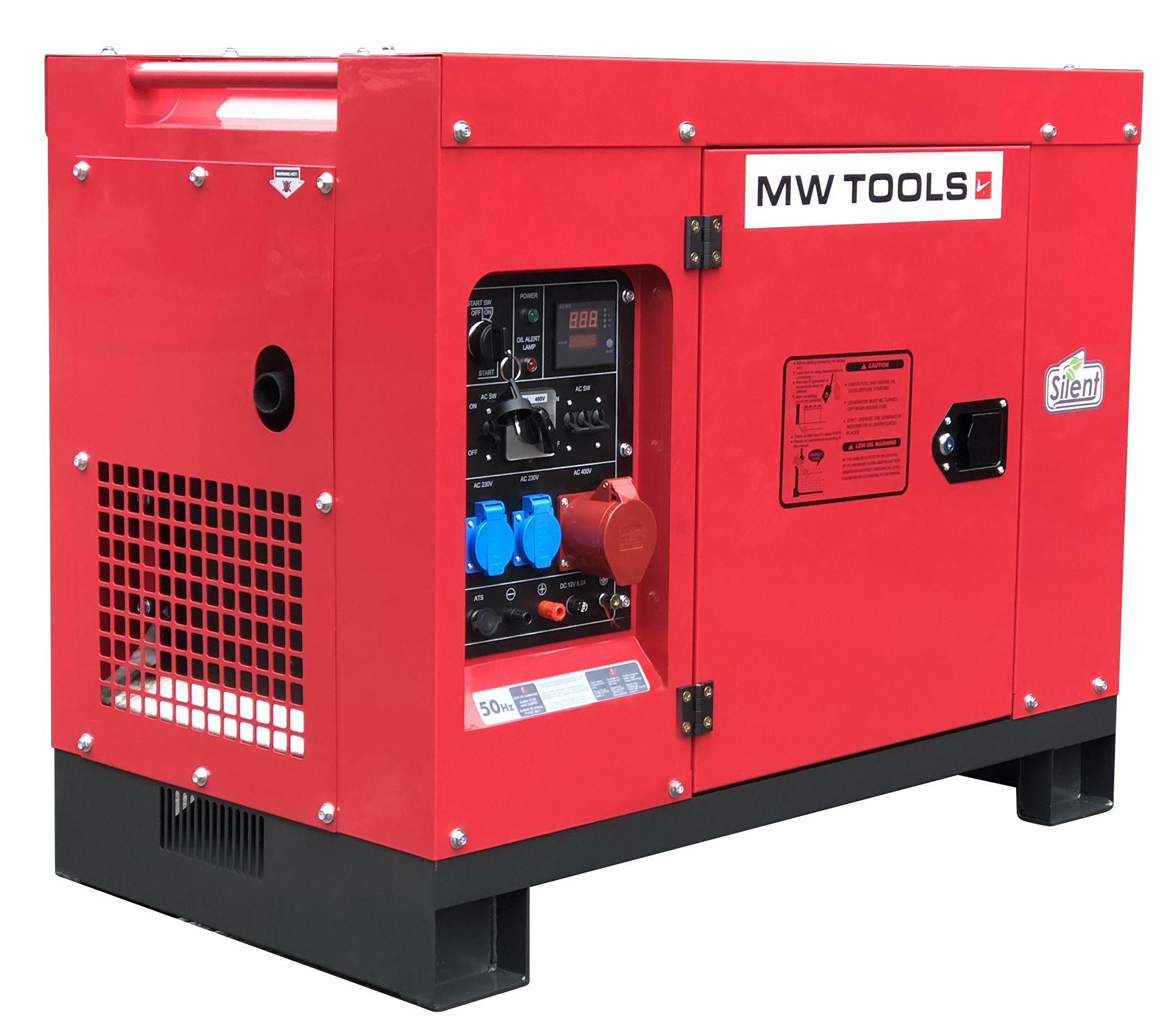 DIESEL GENERATOR 8KW 1X230V + 10 KW 3X400V DG100E - Weldingshop