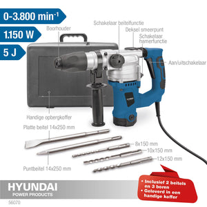 Hyundai boorhamer 1150W SDS+