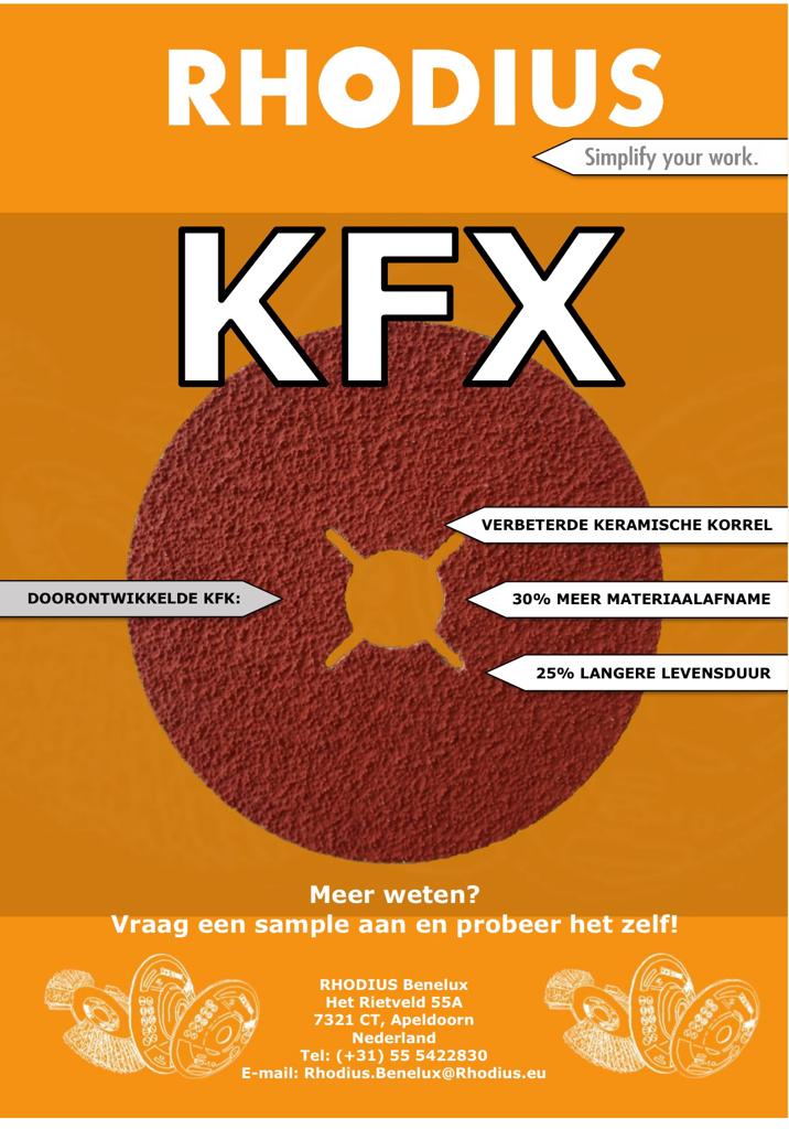 Rhodius KFX Fiberschijf - Weldingshop