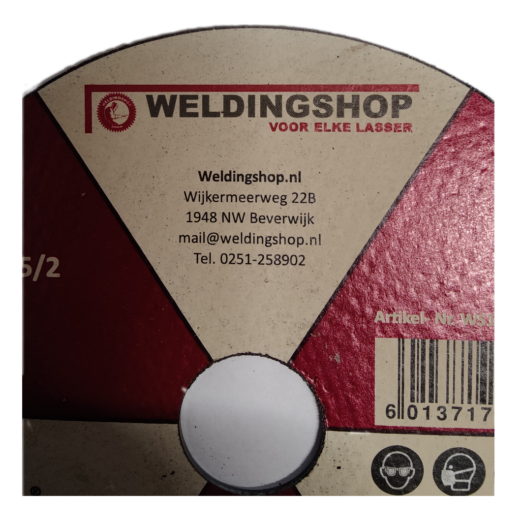 Doorslijpschijf Weldingshop 125mm x 1 Top-Tool - Weldingshop