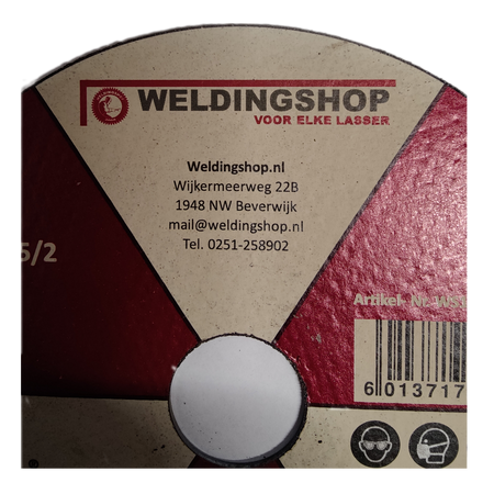 Doorslijpschijf Weldingshop 125mm x 1 Top-Tool - Weldingshop