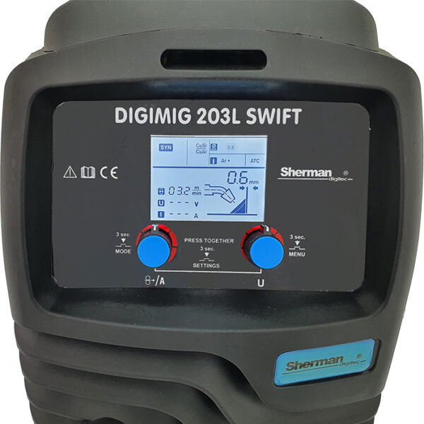 DIGIMIG 203L SWIFT synergisch inverterlasapparaat - Weldingshop