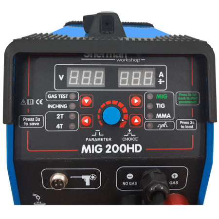 Synergisch MIG 200HD inverterlasapparaat - Weldingshop