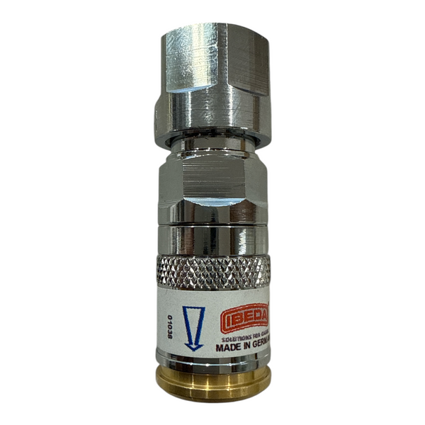 Quick coupling oxygen 3/8 to regulator