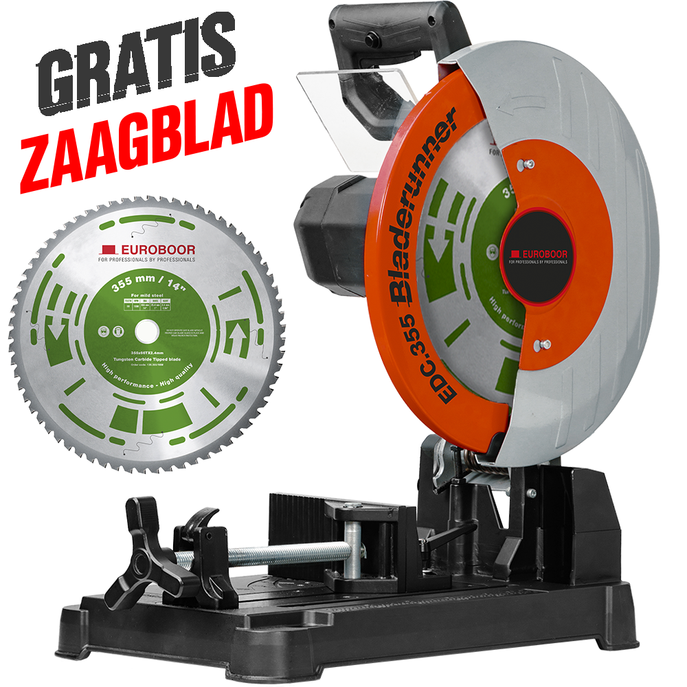 EDC.355 - Afkort zaagmachine, 355 mm, 220 V, EU. - Weldingshop