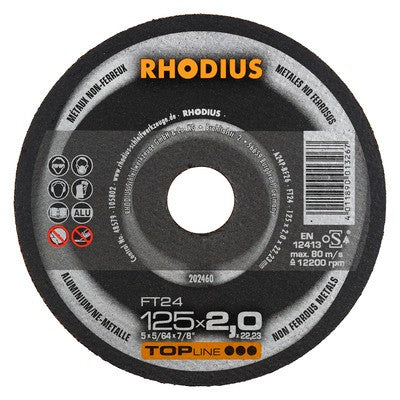 Rhodius FT24 Doorslijpschijf conventioneel - Weldingshop