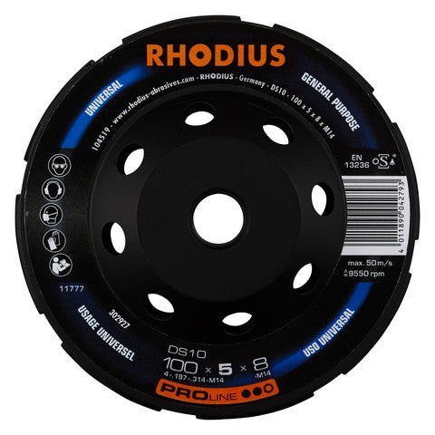 Rhodius DS10 Diamantslijpkom - Weldingshop