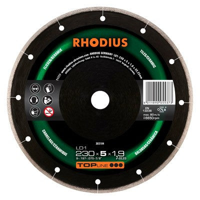 Rhodius LD1 Diamantdoorslijpschijf - Weldingshop