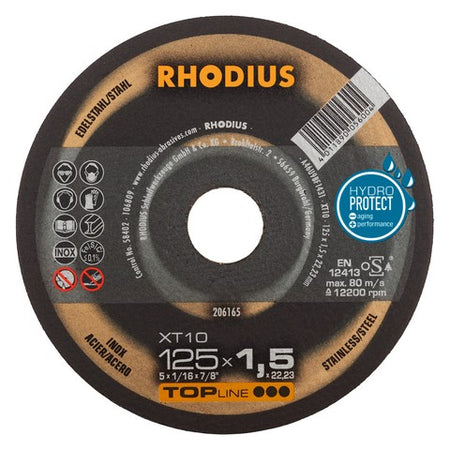 Rhodius XT10 - XTK10 doorslijpschijf - Weldingshop