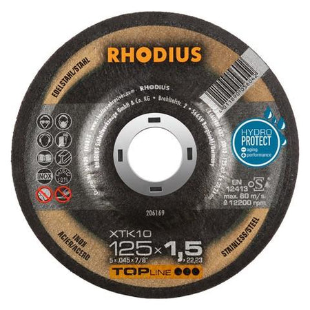 Rhodius XT10 - XTK10 doorslijpschijf - Weldingshop