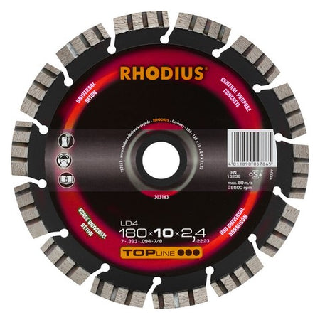 Rhodius LD4 Diamantdoorslijpschijf - Weldingshop