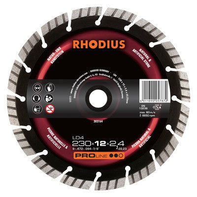 Rhodius LD4 Diamantdoorslijpschijf - Weldingshop