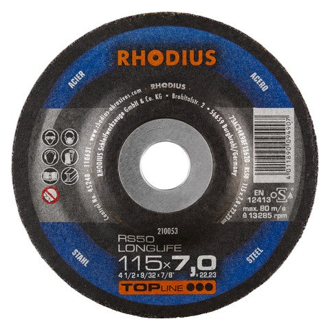 Rhodius RS50 LONGLIFE Afbraamschijf - Weldingshop