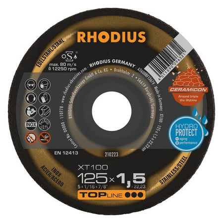 Rhodius XT100 Doorslijpschijf - Weldingshop