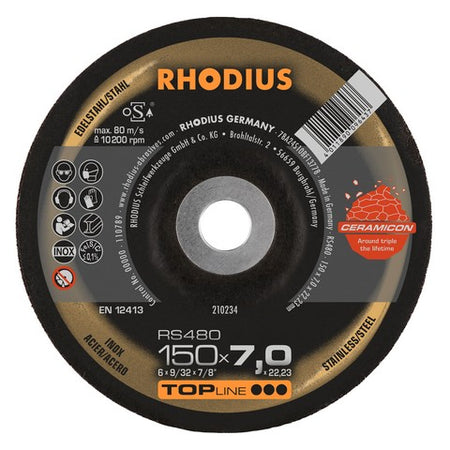 Rhodius RS480 Afbraamschijf - Weldingshop