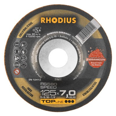 Rhodius RS580 Speed Grinding Disc - Weldingshop