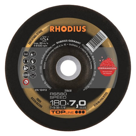 Rhodius RS580 Speed Grinding Disc - Weldingshop