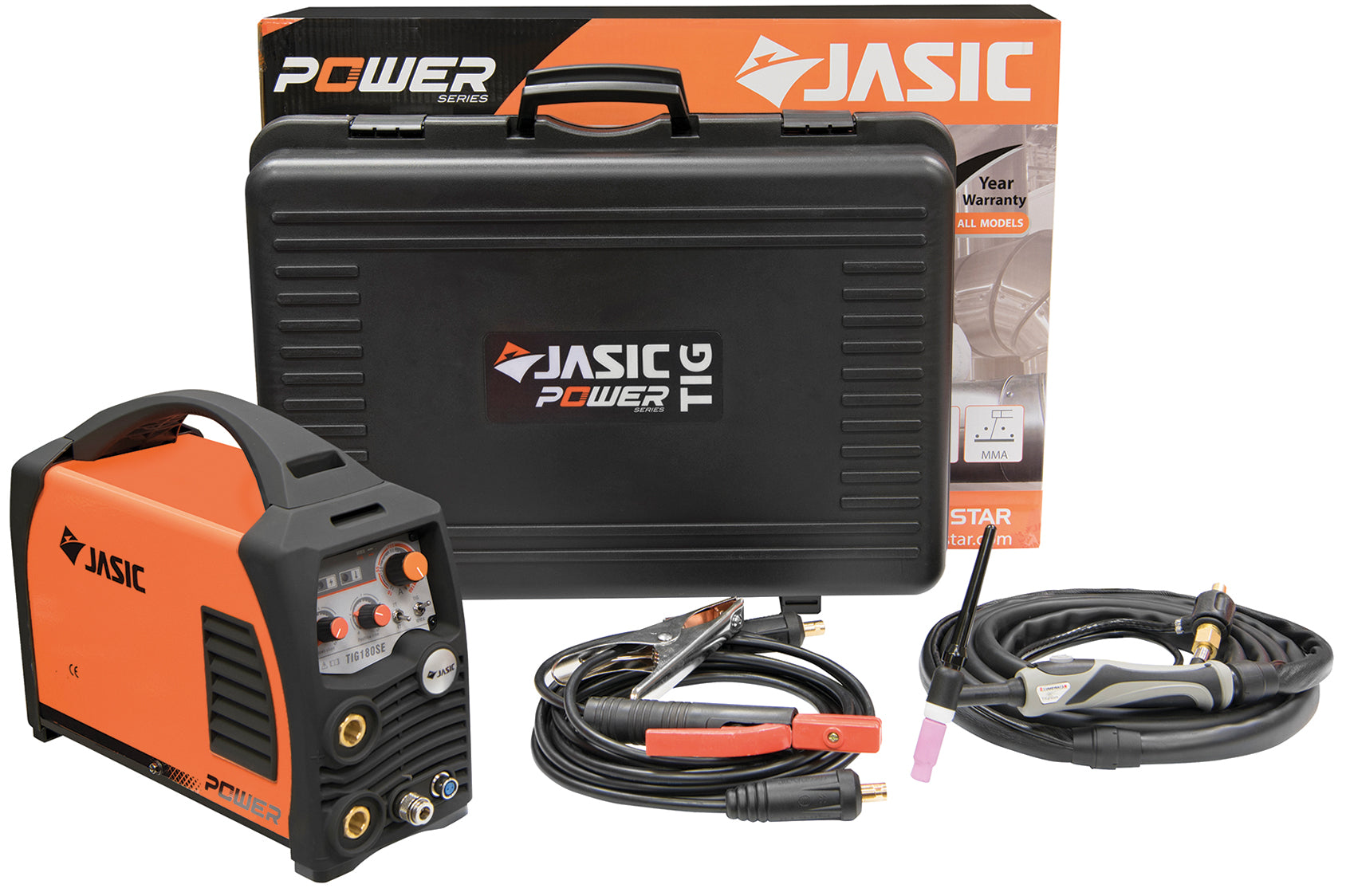 Jasic TIG180 incl koffer en electrodetang - Weldingshop