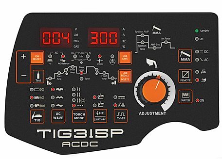 Jasic TIG315P AC/DC Multi Wave Digital - Weldingshop