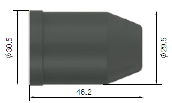 Beschermkap voor plasmatoorts Jasic CUT80 met PT100 & toorts SCP120 - Weldingshop