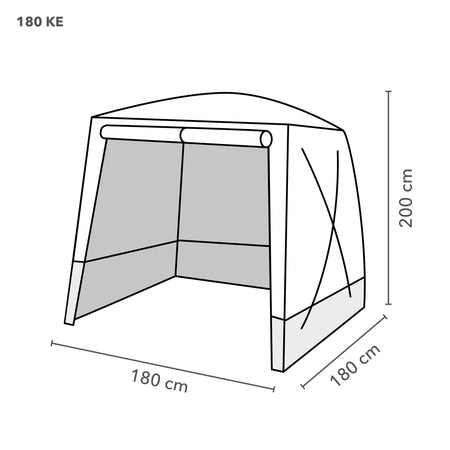 Trotect snelopzet Las / Werktent 180 KE 180*180*200 - Weldingshop