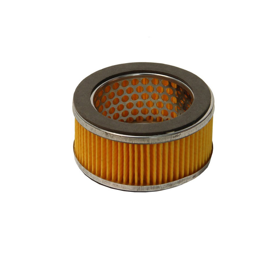 Air filter element for damped compressor