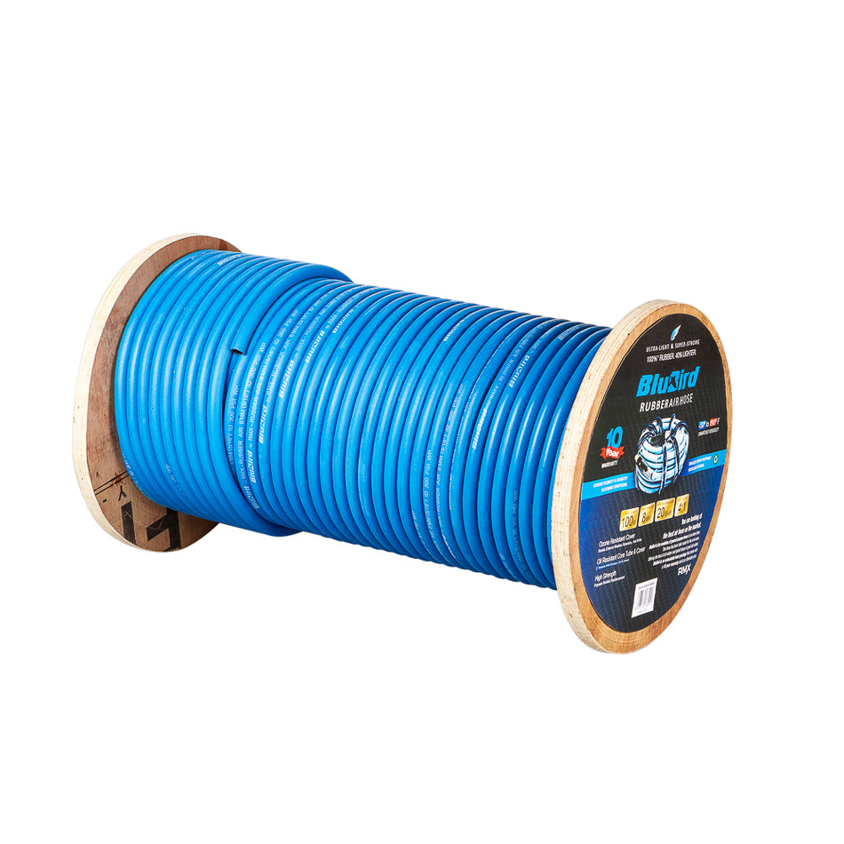 Blubird Air hose rubber 6mm x 100m on a roll open end