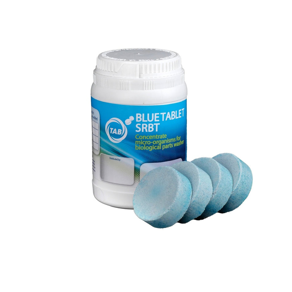 Blue tablet for biological degreaser