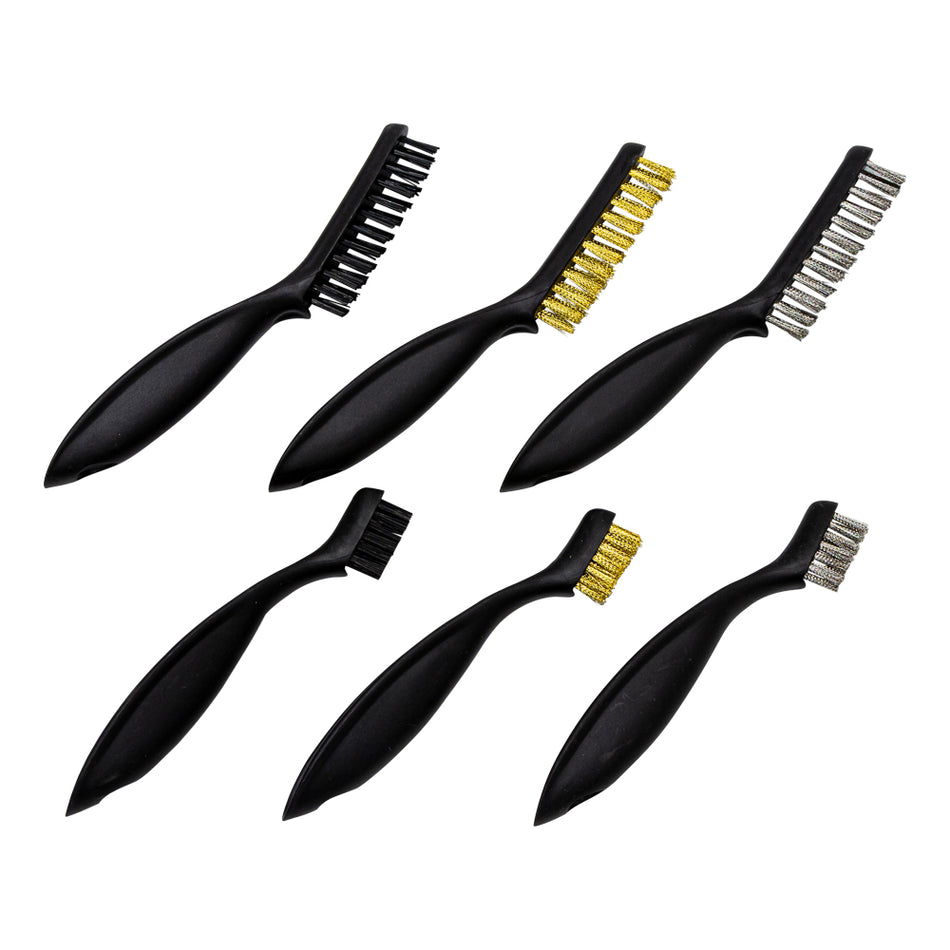 Wire brush set 6 pieces