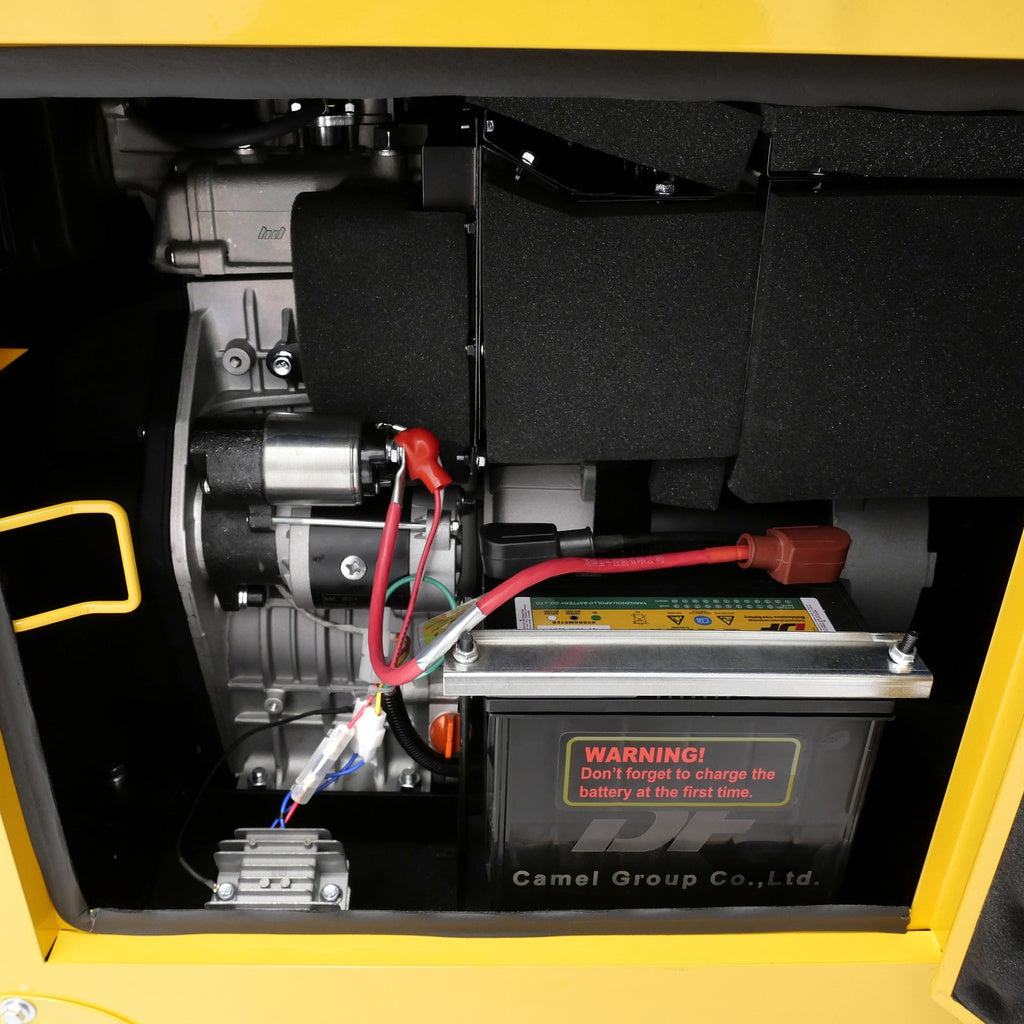 Diesel generator set geluidsgedempt 230V-400V 10kVA - Weldingshop