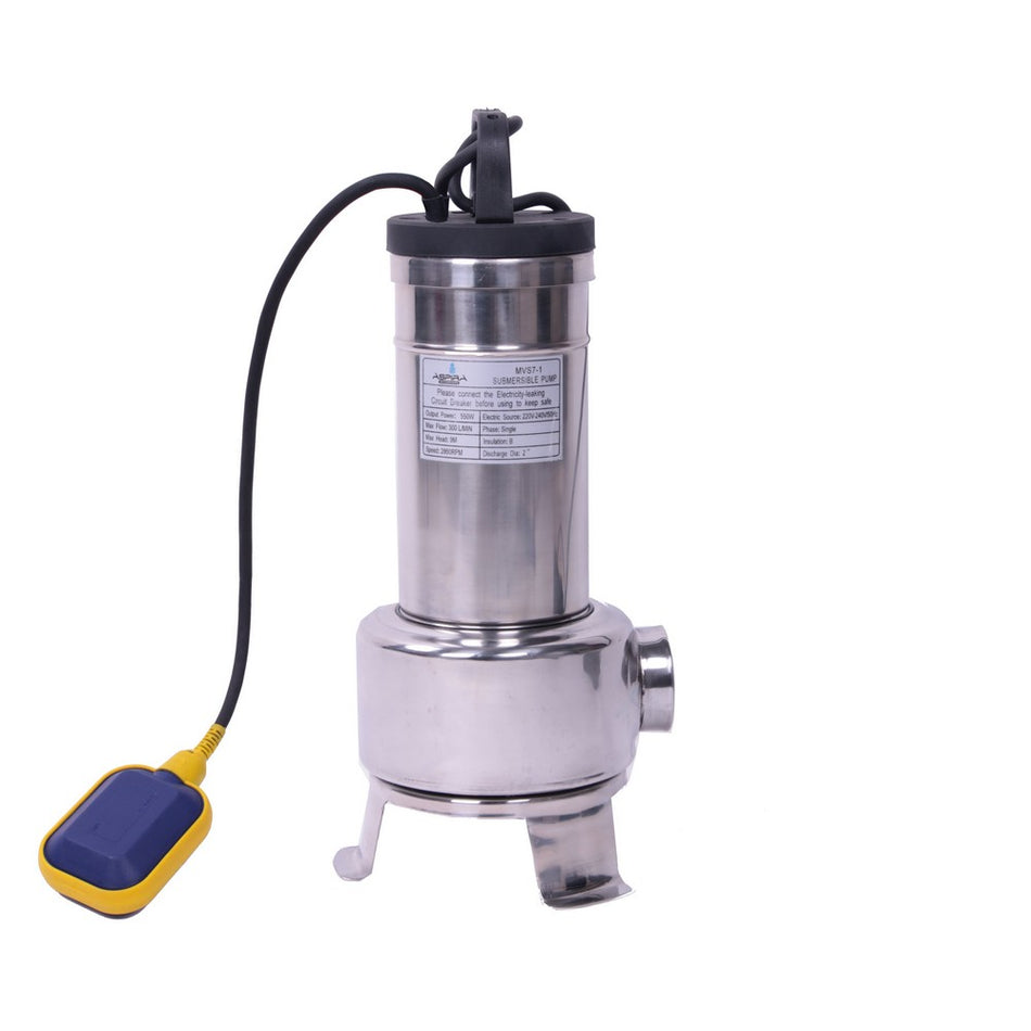 Submersible pump stainless steel with float 0.55kW 230V