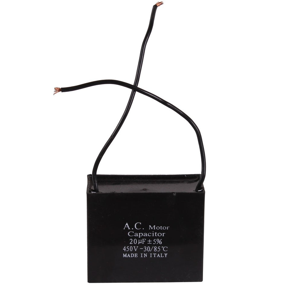 Universal starting capacitor 20 uf square