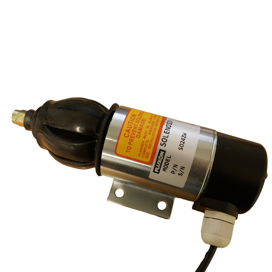 Solenoid stop magnet 24V heavy base