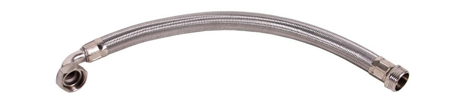 Flexible metal hose with bend 60 cm long