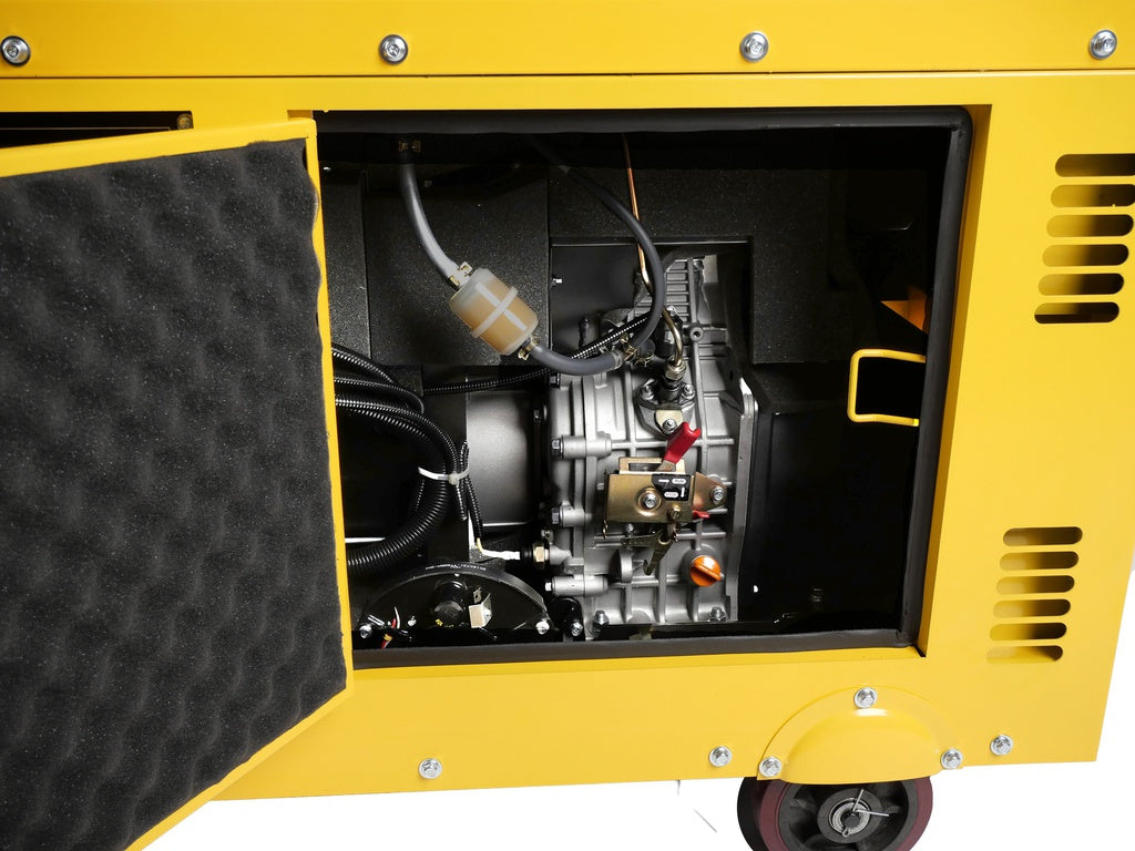 Diesel generator set geluidsgedempt 230V-400V 10kVA - Weldingshop