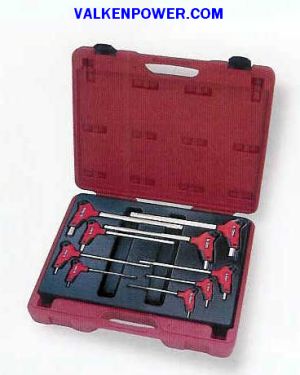 T-Grip Torx wrench set 9 pcs Professional