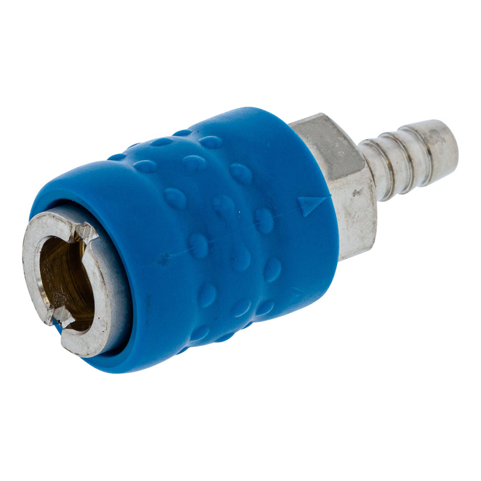 Universal quick coupling with hose barb 8.5 mm