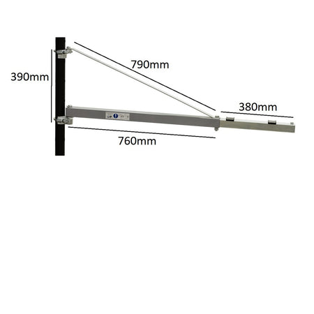 Zwenkarm voor elektrische takel - Weldingshop
