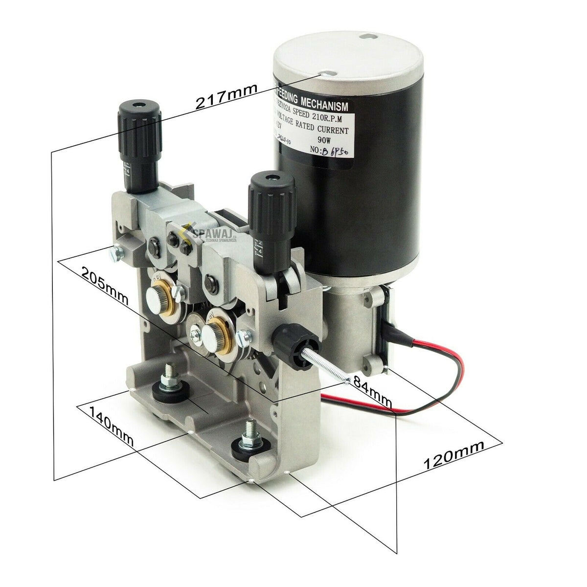 Aandrijfmotor MIG lasapparaat 24 Volt Type 4RA - Weldingshop